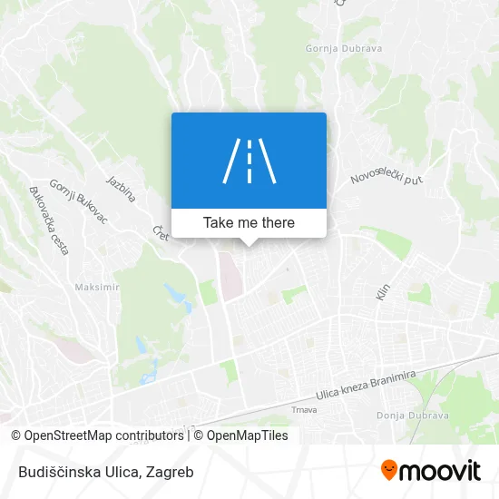 Budiščinska Ulica map