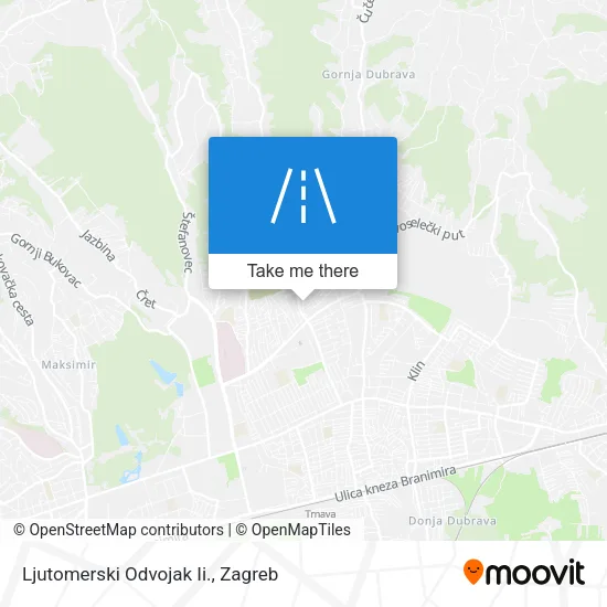 Ljutomerski Odvojak Ii. map