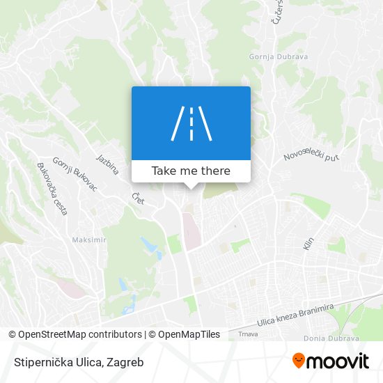 Stipernička Ulica map