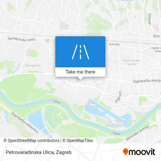 Petrovaradinska Ulica map