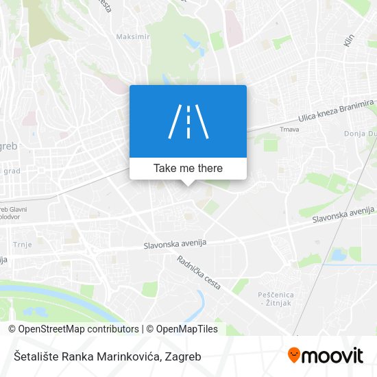Šetalište Ranka Marinkovića map