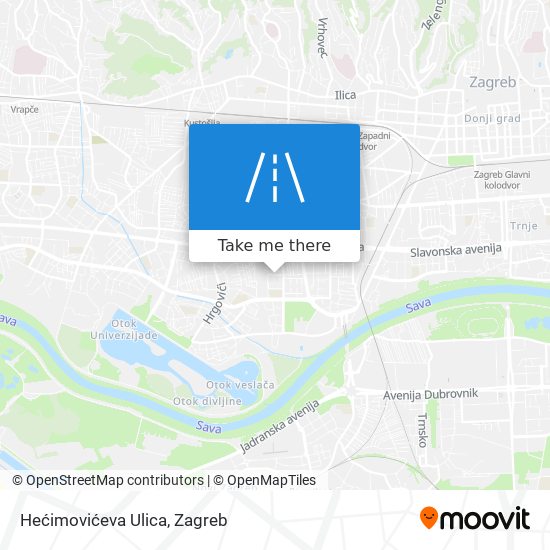 Hećimovićeva Ulica map