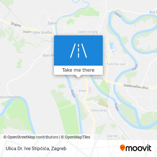 Ulica Dr. Ive Stipčića map