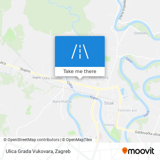 Ulica Grada Vukovara map