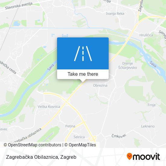 Zagrebačka Obilaznica map