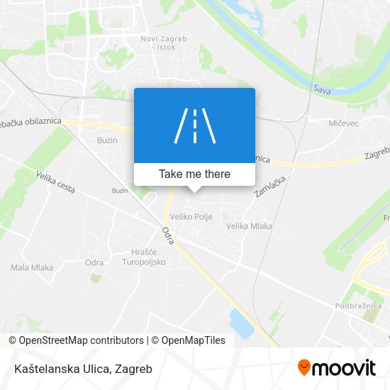 Kaštelanska Ulica map