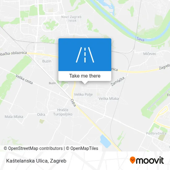 Kaštelanska Ulica map