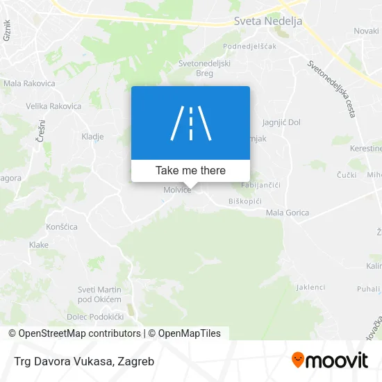 Trg Davora Vukasa map