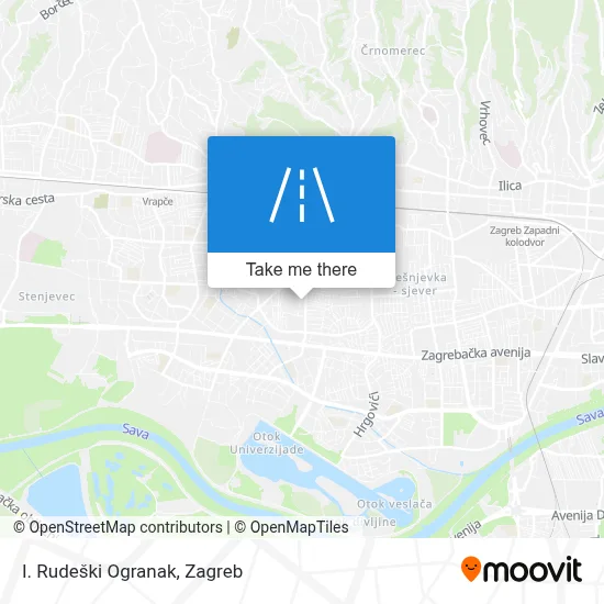 I. Rudeški Ogranak map