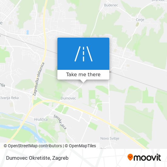 Dumovec Okretište map