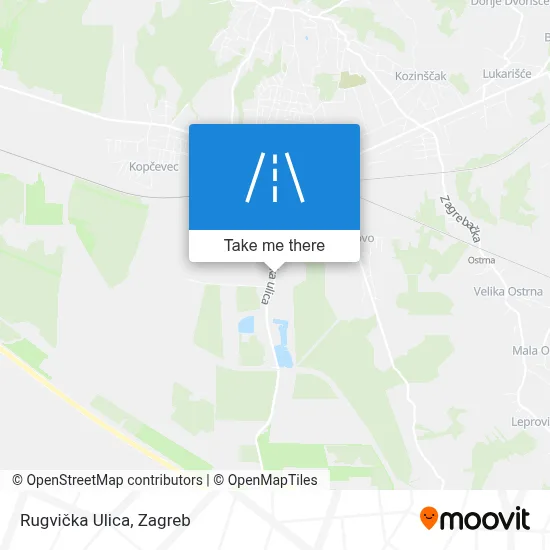 Rugvička Ulica map