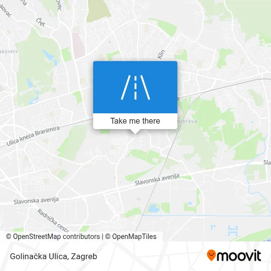 Golinačka Ulica map