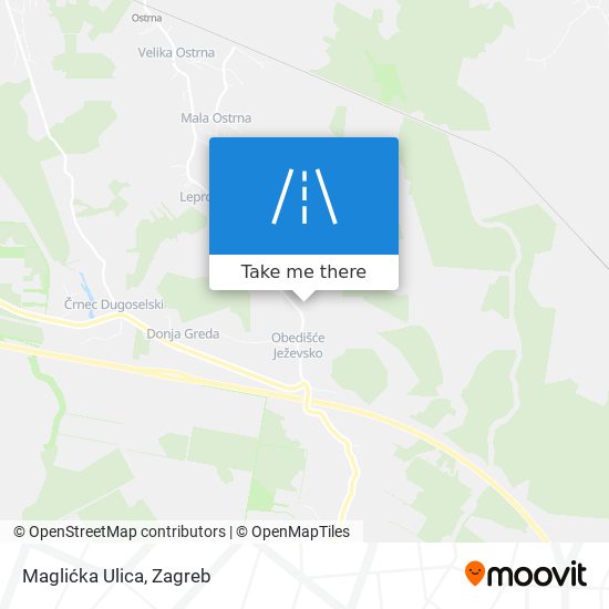 Maglićka Ulica map