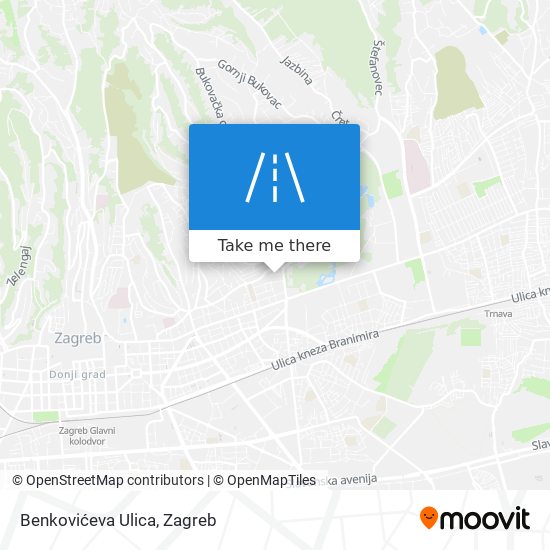 Benkovićeva Ulica map