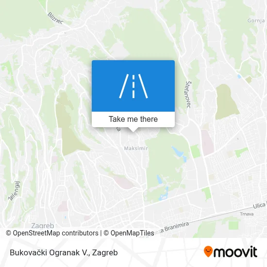 Bukovački Ogranak V. map