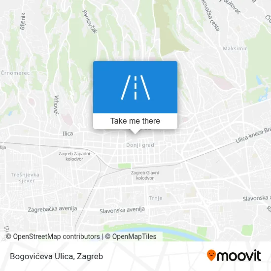 Bogovićeva Ulica map