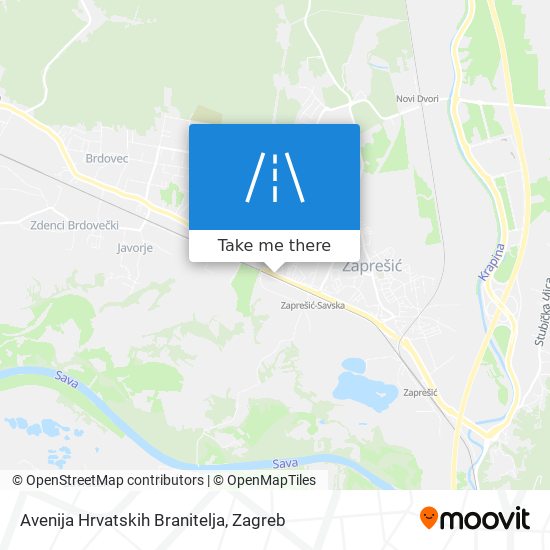 Avenija Hrvatskih Branitelja map