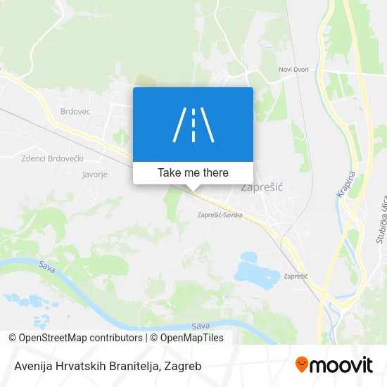 Avenija Hrvatskih Branitelja map