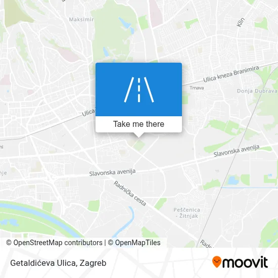 Getaldićeva Ulica map