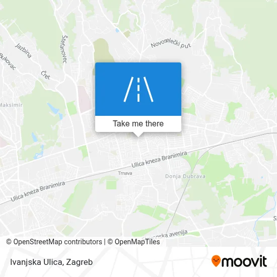 Ivanjska Ulica map