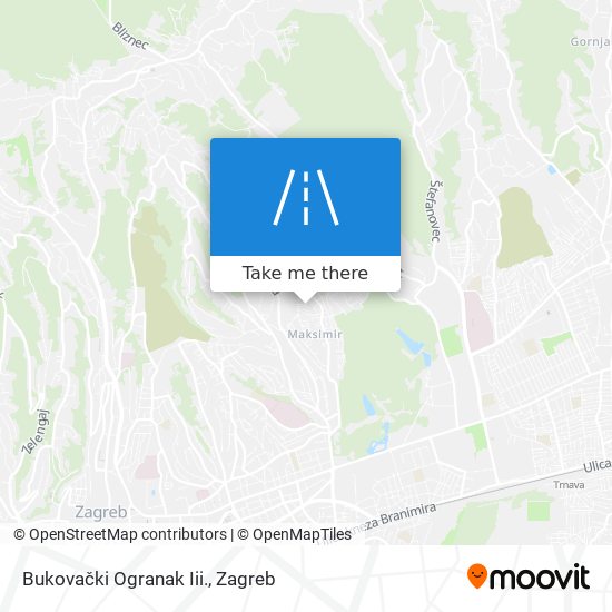 Bukovački Ogranak Iii. map