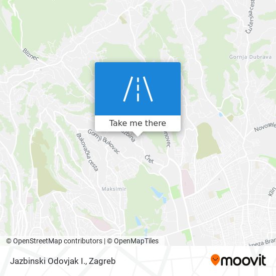 Jazbinski Odovjak I. map
