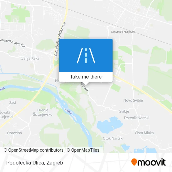 Podolečka Ulica map