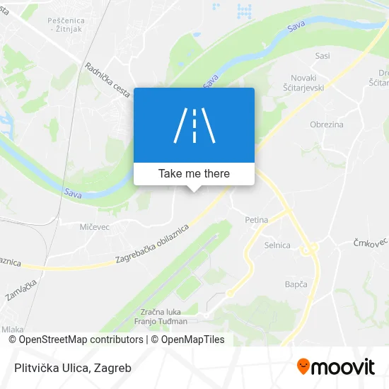 Plitvička Ulica map