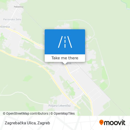 Zagrebačka Ulica map