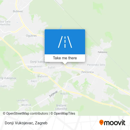Donji Vukojevac map