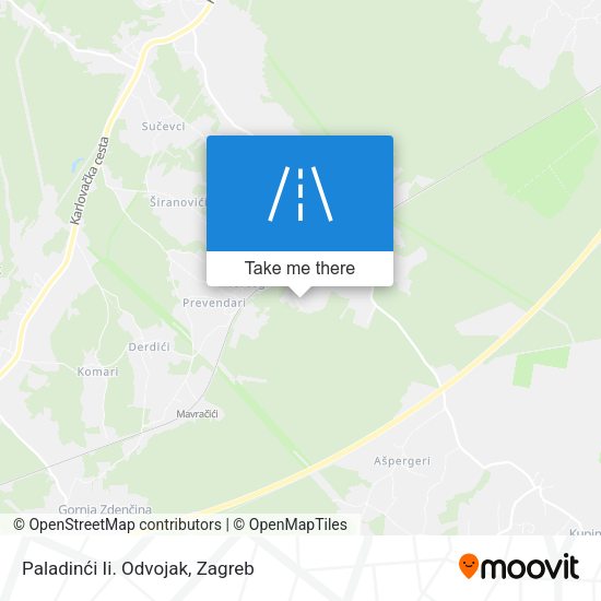 Paladinći Ii. Odvojak map