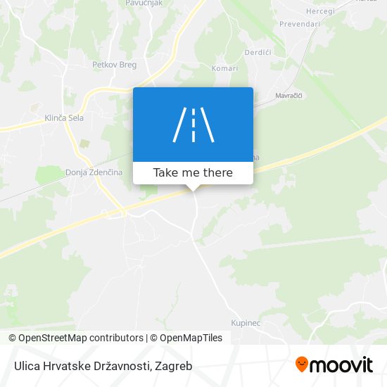 Ulica Hrvatske Državnosti map