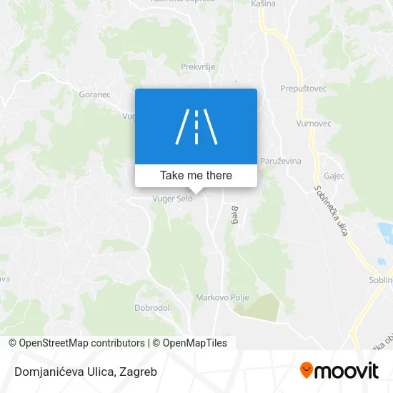 Domjanićeva Ulica map