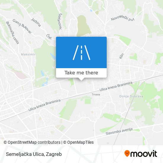 Semeljačka Ulica map