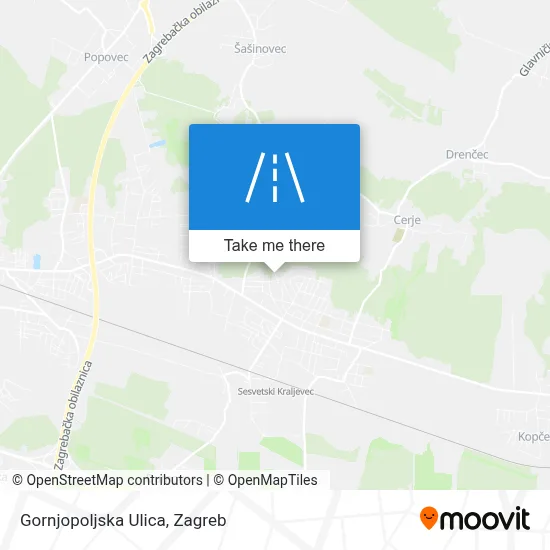 Gornjopoljska Ulica map