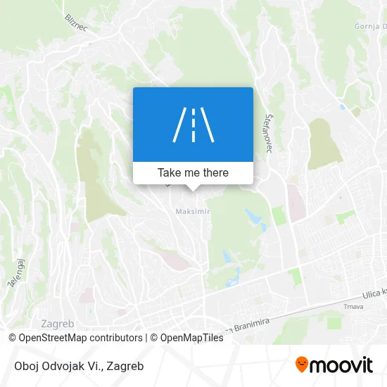 Oboj Odvojak Vi. map