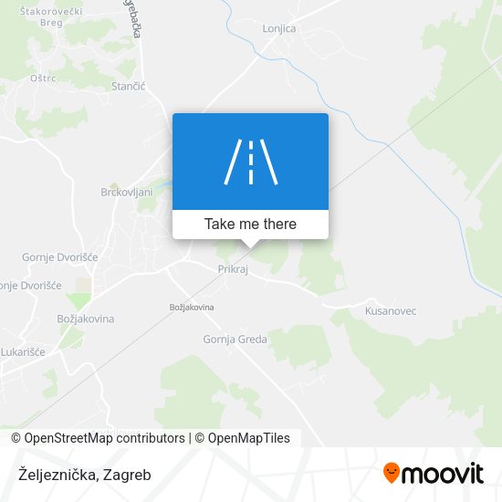 Željeznička map