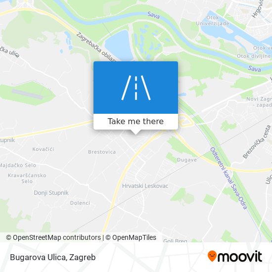 Bugarova Ulica map