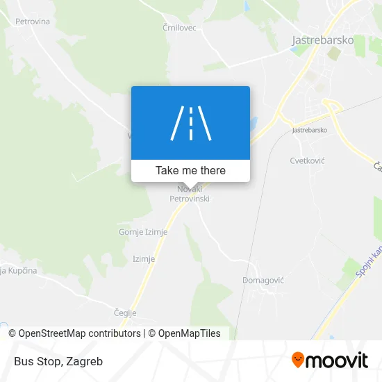 Bus Stop map