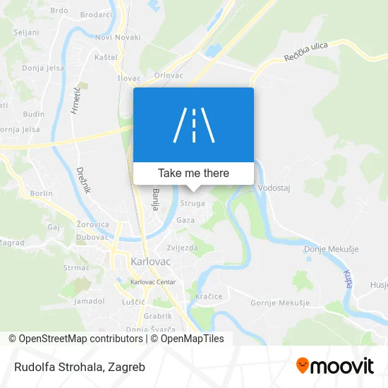 Rudolfa Strohala map