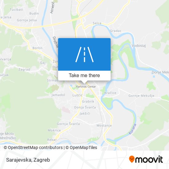 Sarajevska map