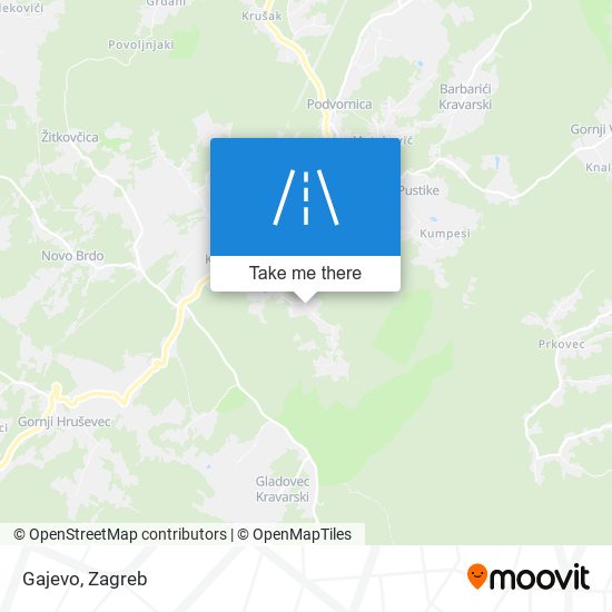 Gajevo map