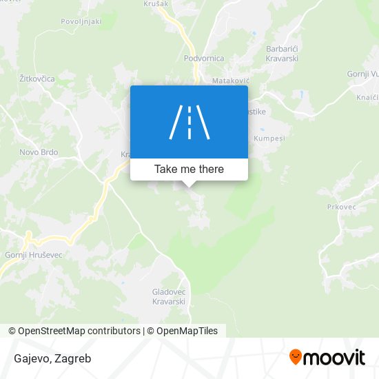 Gajevo map