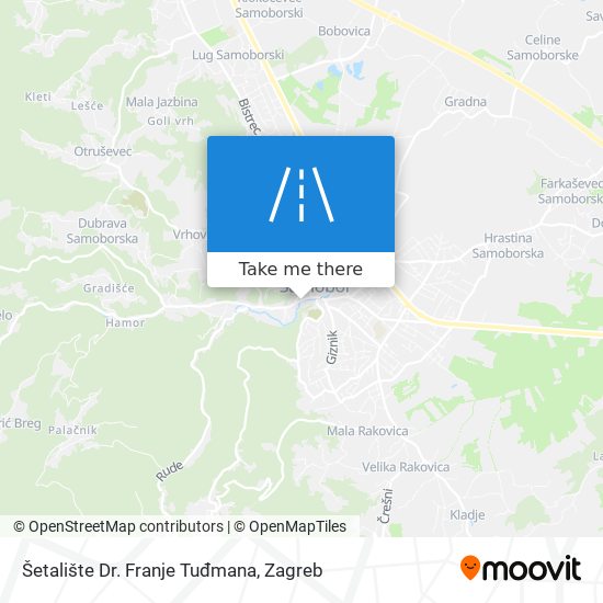 Šetalište Dr. Franje Tuđmana map