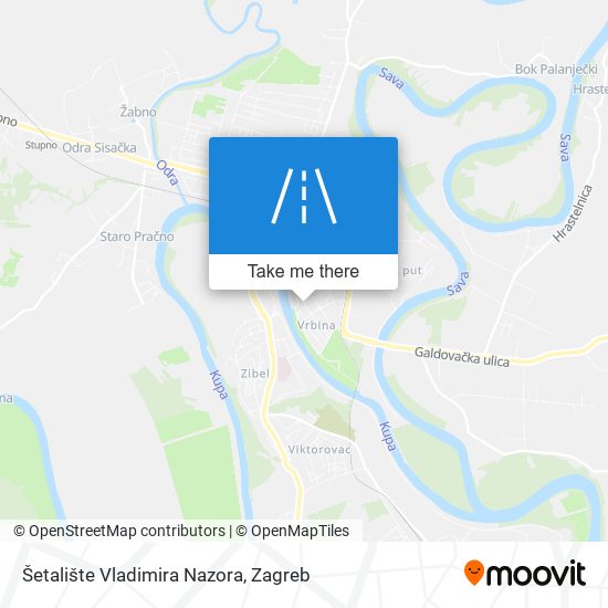 Šetalište Vladimira Nazora map