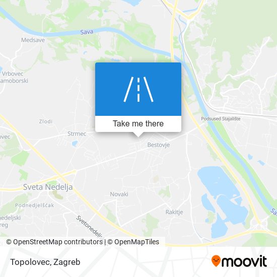 Topolovec map