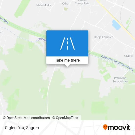 Ciglenička map