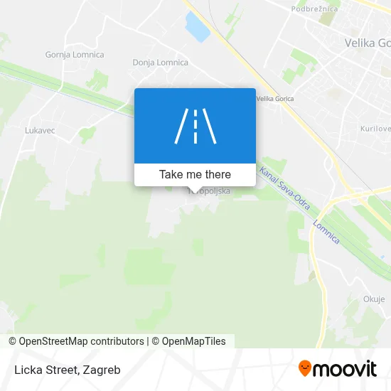 Lička map