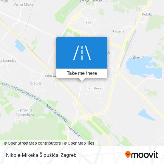 Nikole-Mikeka Šipušića map