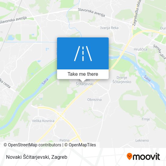 Novaki Šćitarjevski map